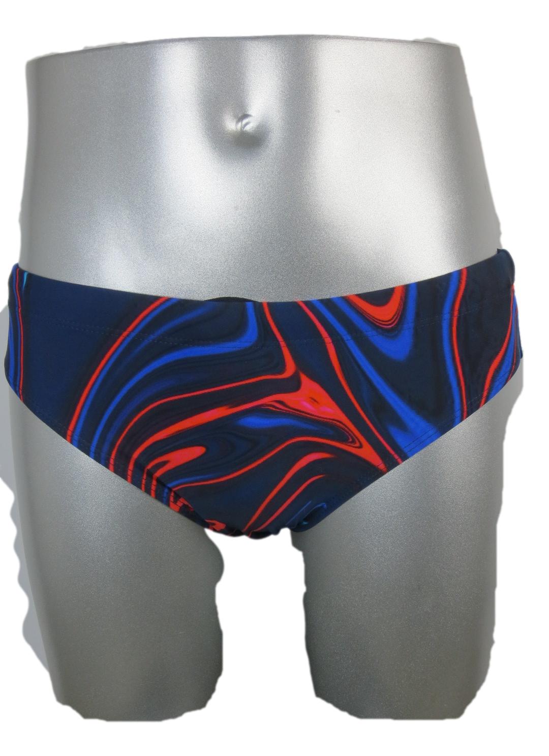 Zwemslip Flame blauw rood