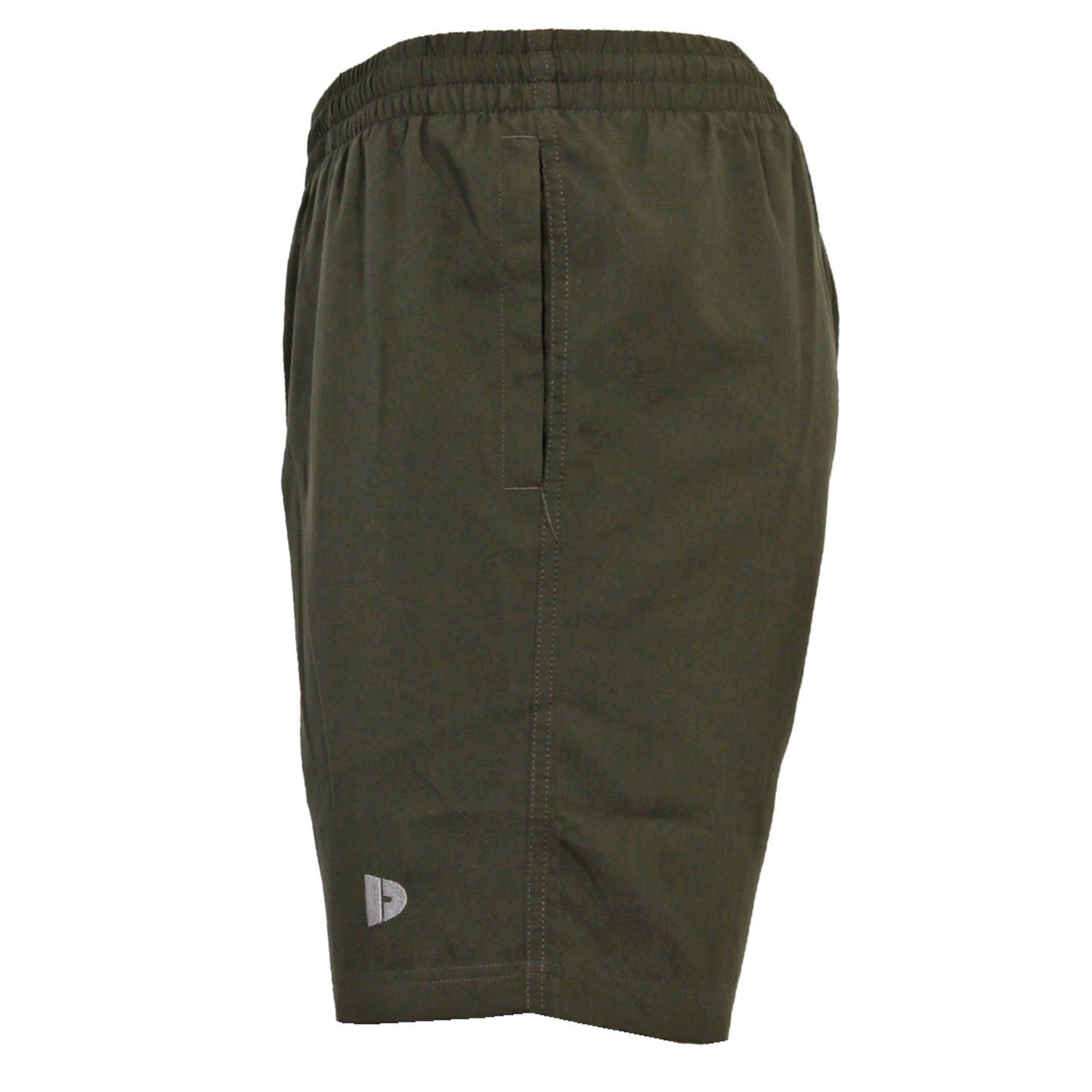 High-quality image of donnay microfiber ian short jungle green