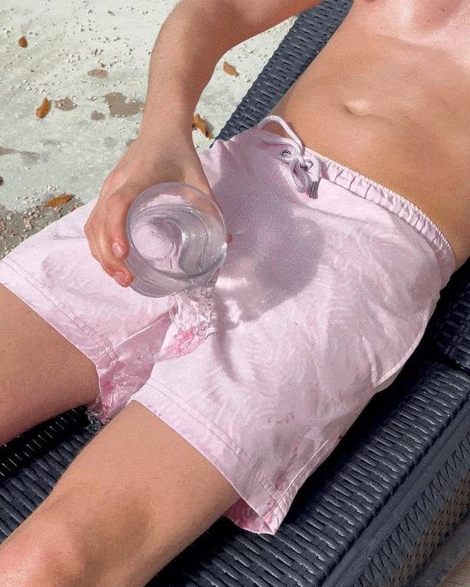 Sea'sons Swimshort Fingerprint Red