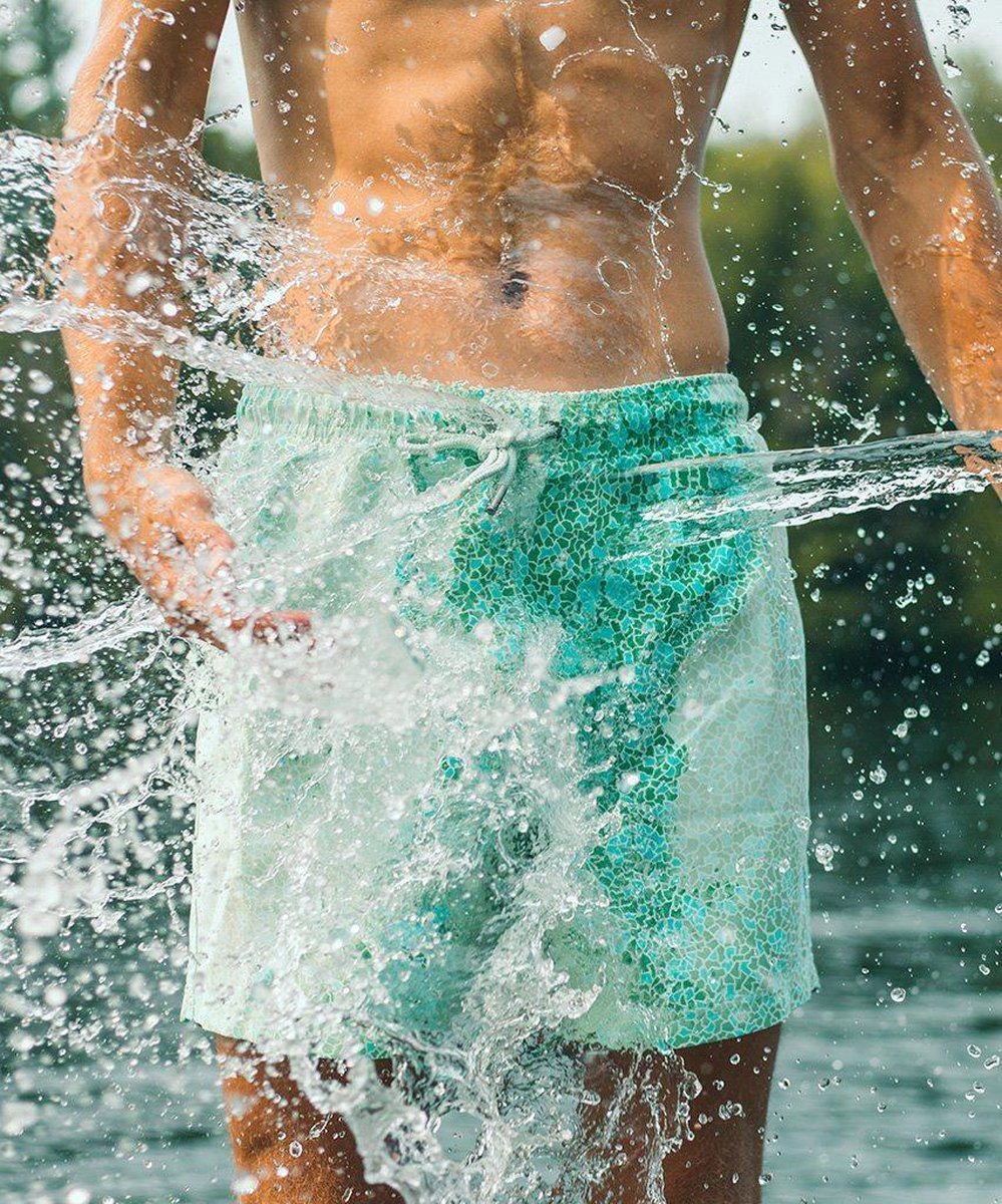 Sea'sons Mosaic Swimshort Mint Green