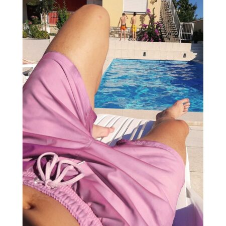 Sea'sons Swimshort Color Changing Bordeaux Pink