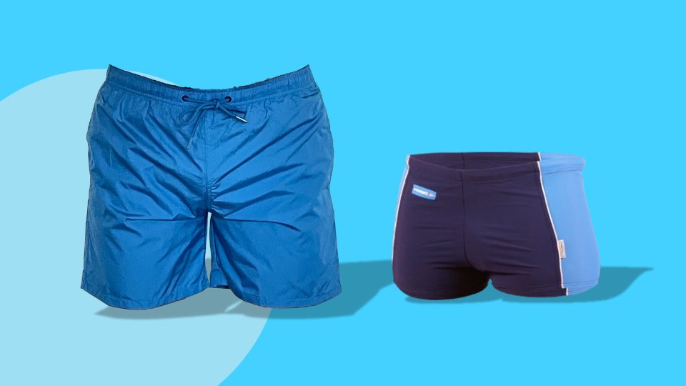 Blauwe Zwembroek
