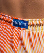 Sea'sons Striped Swimshort Orange Yellow