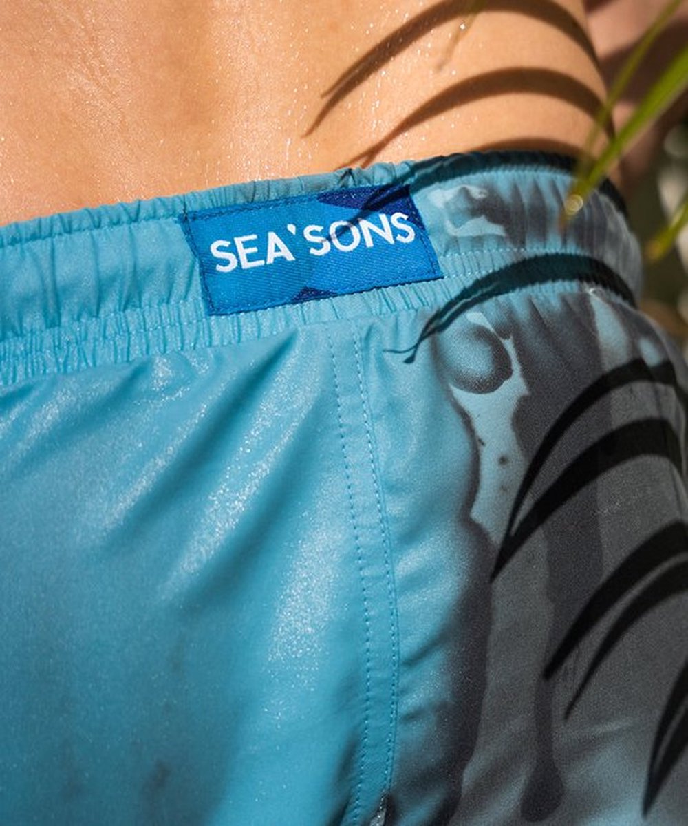 Sea'sons Main Swimshort Grey Blue