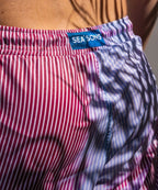 Sea'sons Striped Swimshort Cherry blue