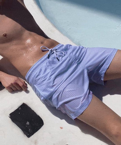 Sea'sons Striped Swimshort Cherry blue