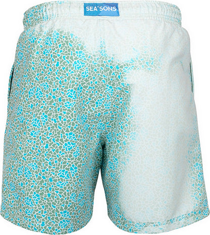 Sea'sons Mosaic Swimshort Mint Green
