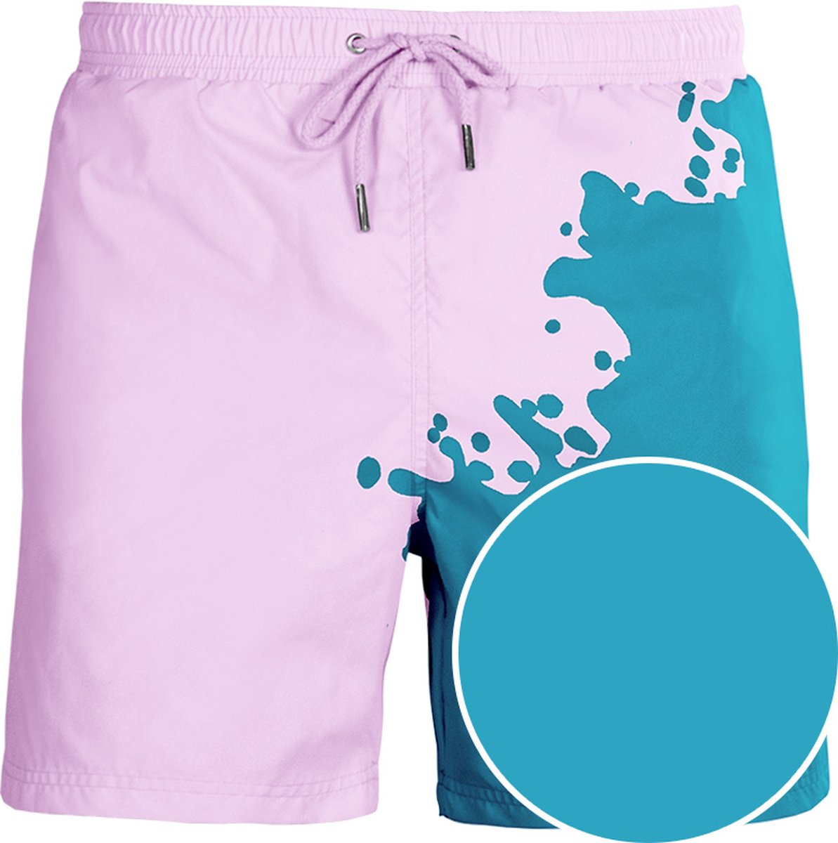 Sea'sons Main Swimshort Teal Pink