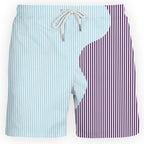 Sea'sons Striped Swimshort Cherry blue