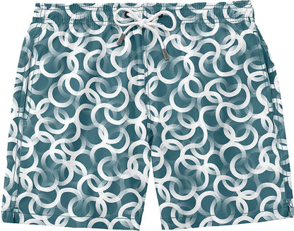 Sea'sons Pattern Swimshort Blue