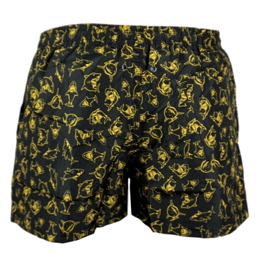 High-quality image of zwemshort sharks black yellow