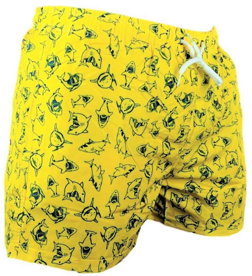 Zwemshort Sharks Yellow