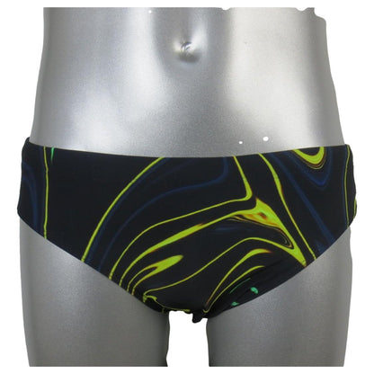 Zwemslip Flame zwart geel