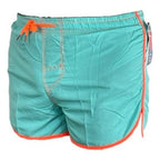 Shortshort Turquoise / Fluor oranje