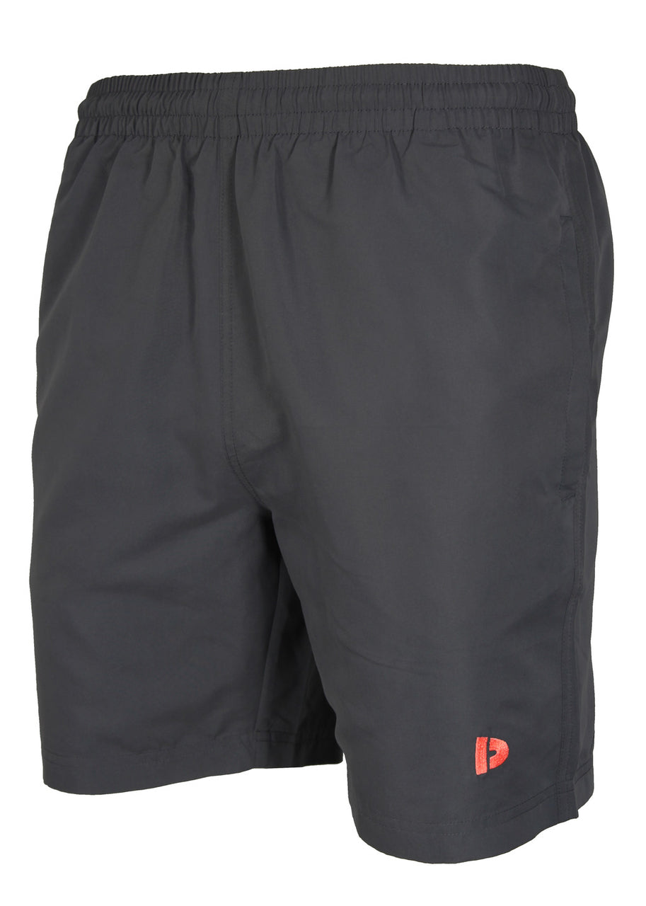 High-quality image of donnay performance short charcoal