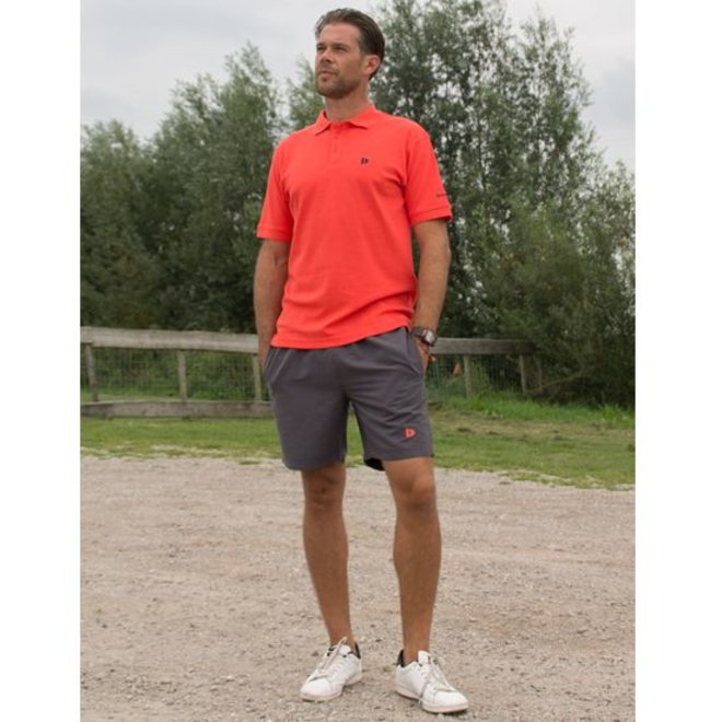 High-quality image of donnay performance short charcoal