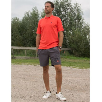 High-quality image of donnay performance short charcoal