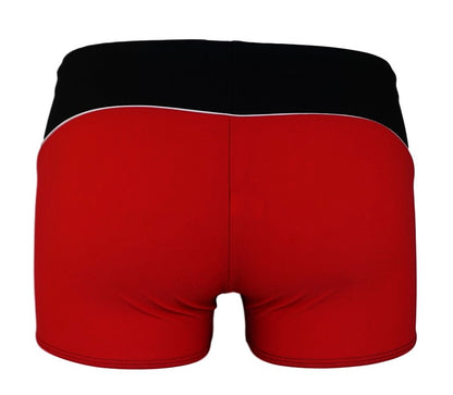 High-quality image of zwemboxer colourback red