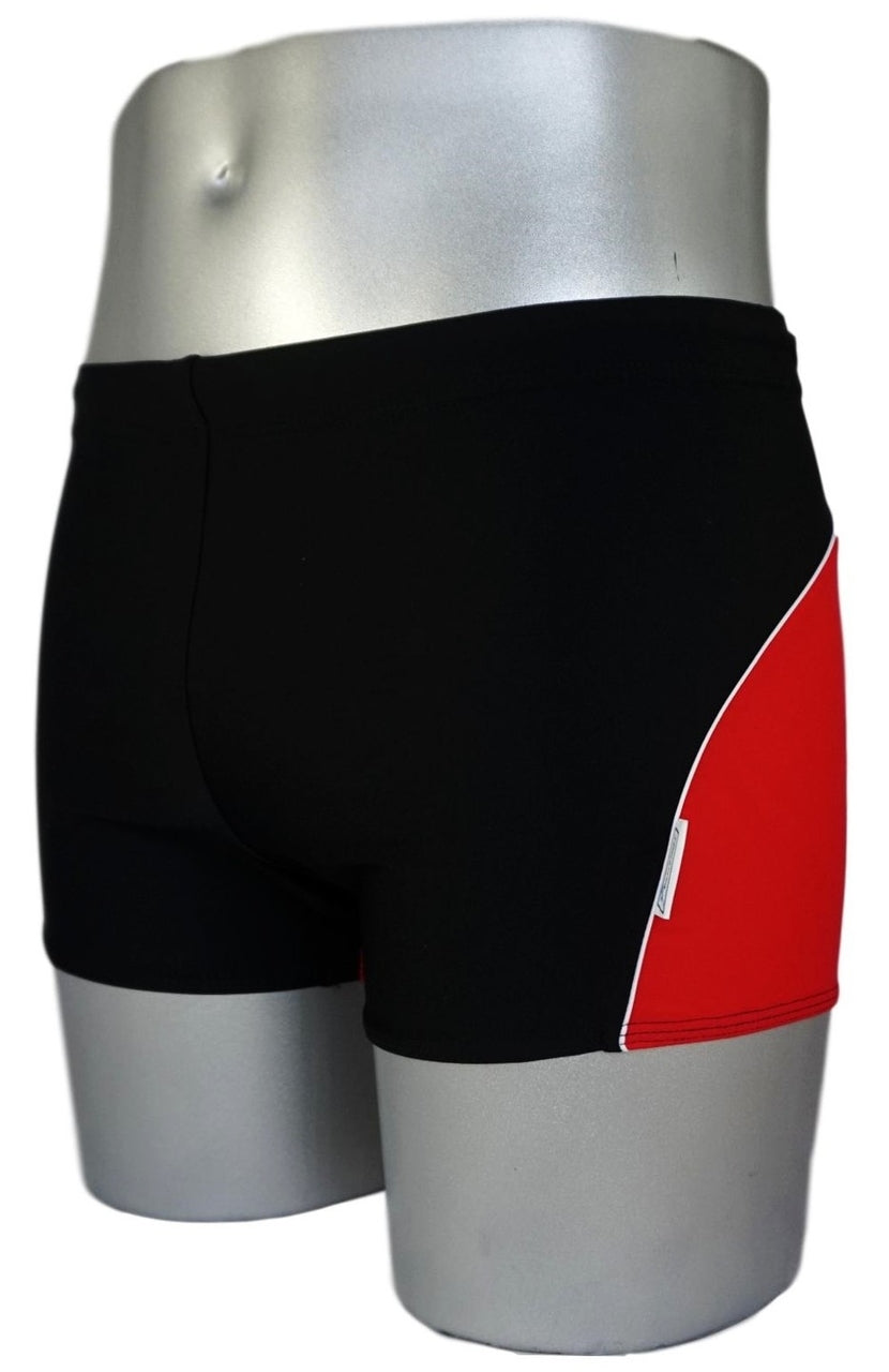 High-quality image of zwemboxer colourback red