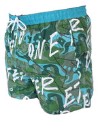 High-quality image of zwemshort power blauw groen