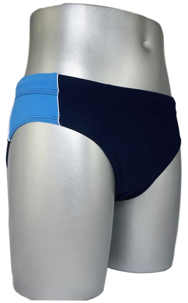 High-quality image of zwemslip triton blue