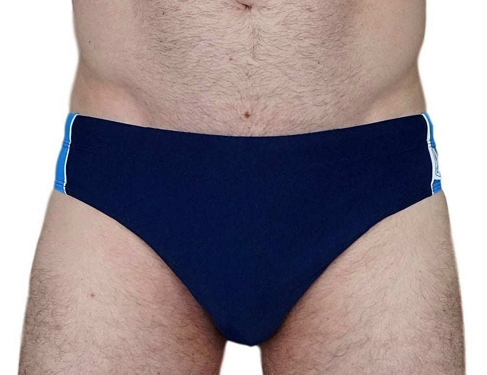 High-quality image of zwemslip triton blue