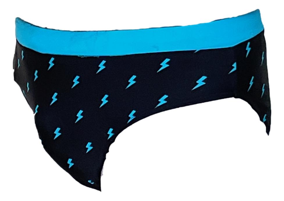 High-quality image of zwemslip thunder zwart bliksemschicht