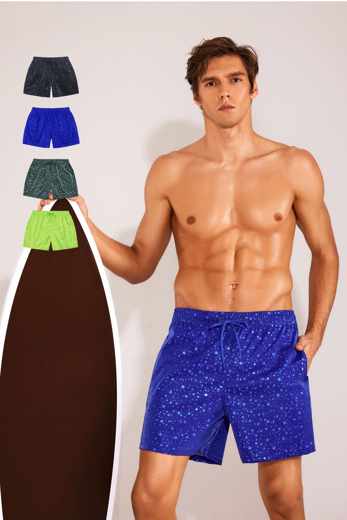 High-quality image of zwemshort speedy green