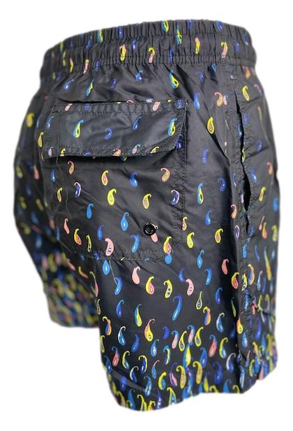 High-quality image of zwemshort black druppel