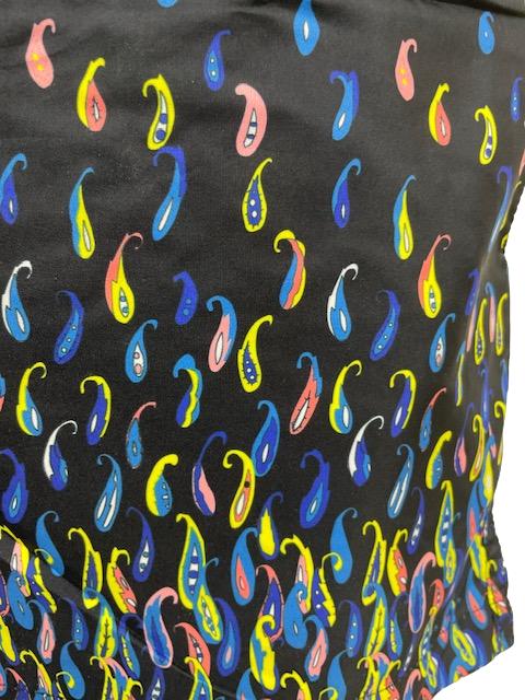 High-quality image of zwemshort black druppel