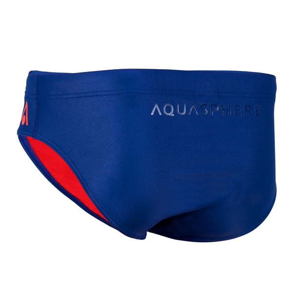 Essential zwemslip 8 CM - Navyblue / Red