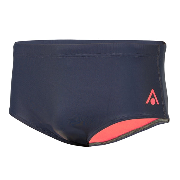 Essential zwemslip 14CM - Darkgrey / Coral