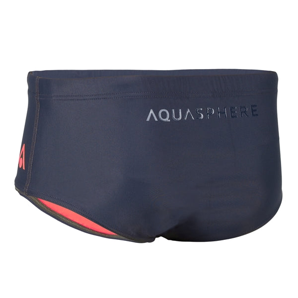 Essential zwemslip 14CM - Darkgrey / Coral