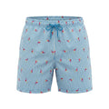 Swimshort Key Largo - LightBlue/White