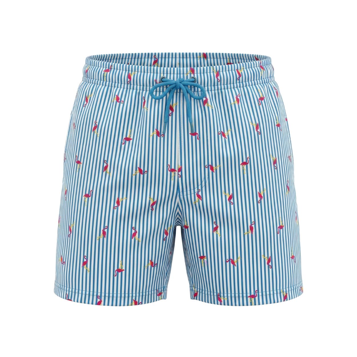 Swimshort Key Largo - LightBlue/White