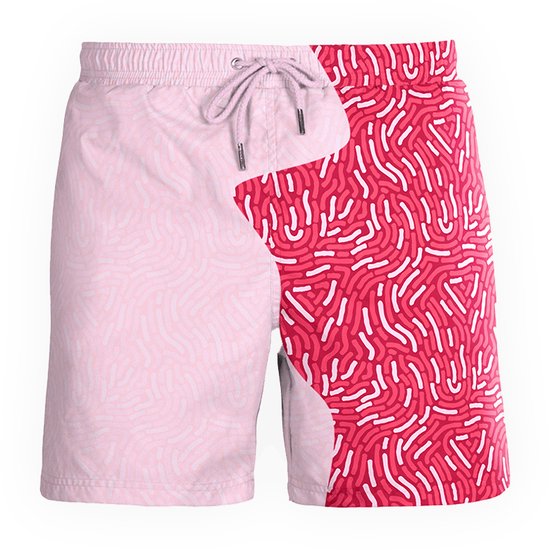 Sea'sons Swimshort Fingerprint Red