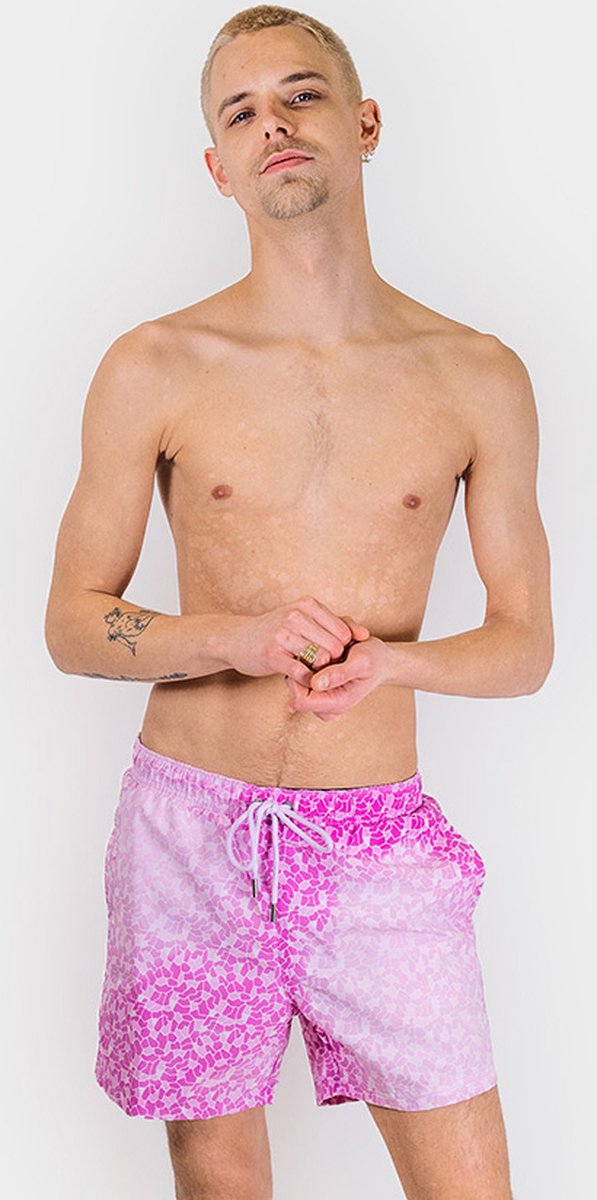 Sea'sons Mosaic Swimshort Pink