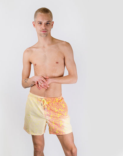 Sea'sons Mosaic Swimshort Yellow red