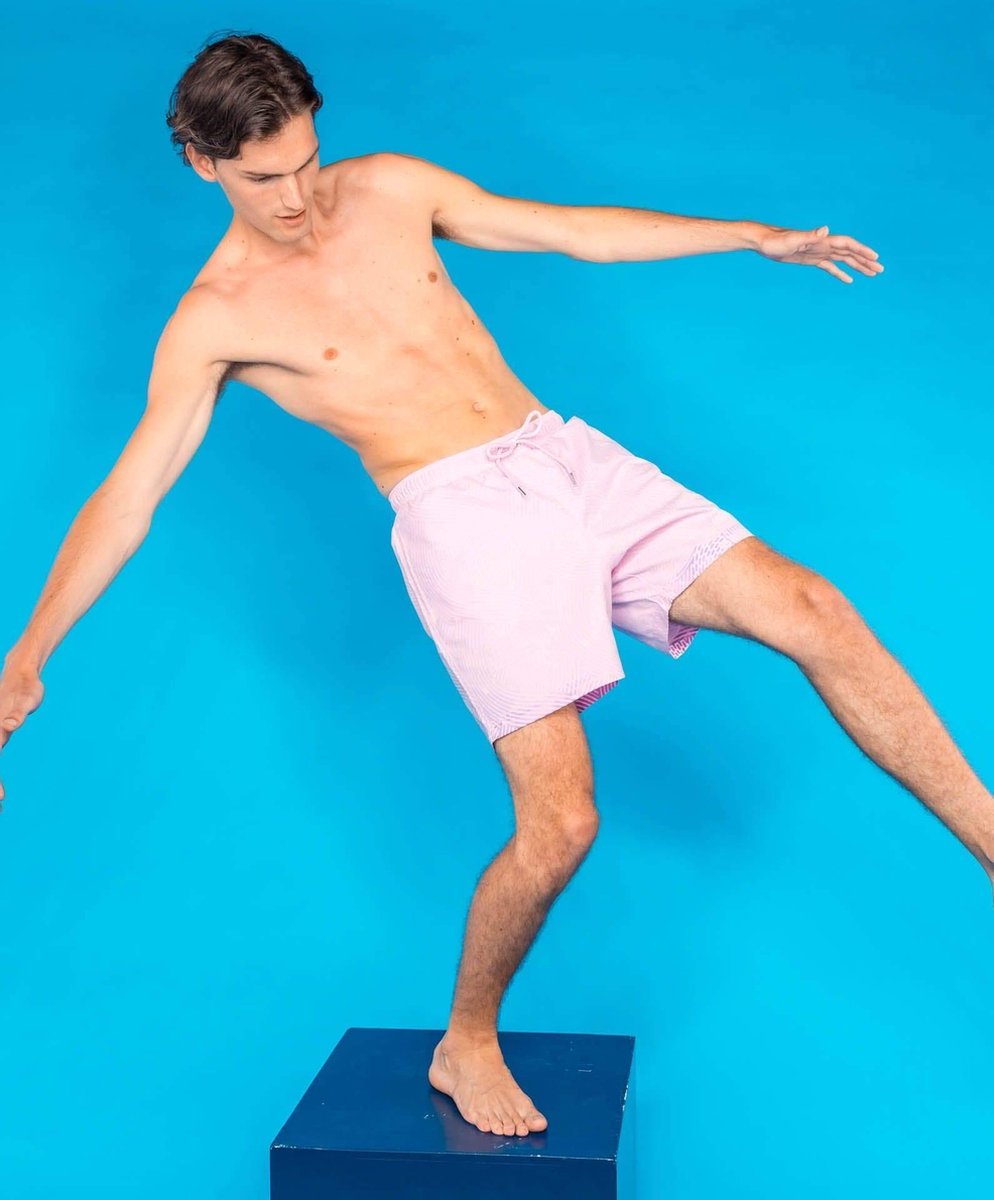 Sea'sons Liquid Lines Swimshort Purple Pink