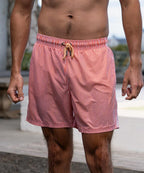 Sea'sons Striped Swimshort Coral White
