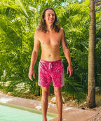 Sea'sons Swimshort Fingerprint Red
