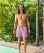 Sea'sons Liquid Lines Swimshort Purple Pink