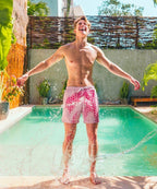 Sea'sons Swimshort Geometric Red