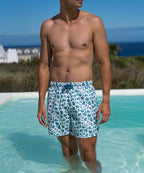 Sea'sons Pattern Swimshort Blue
