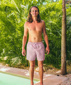 Sea'sons Swimshort Fingerprint Red