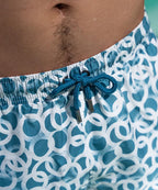 Sea'sons Pattern Swimshort Blue
