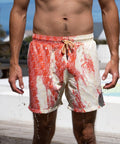 Sea'sons Pattern Swimshort Coral Yellow