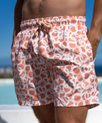 Sea'sons Pattern Swimshort Koraal