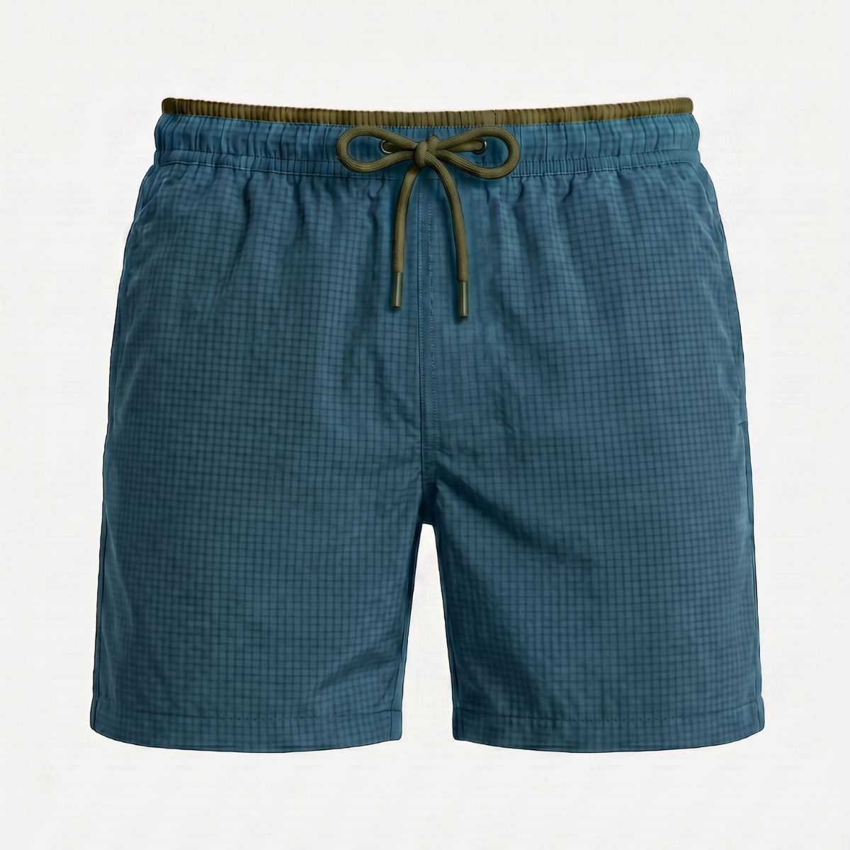 Zwemshort Lavos - Petrolblauw / Olijfgroen