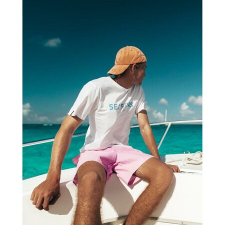 Sea'sons Swimshort Color Changing Bordeaux Pink